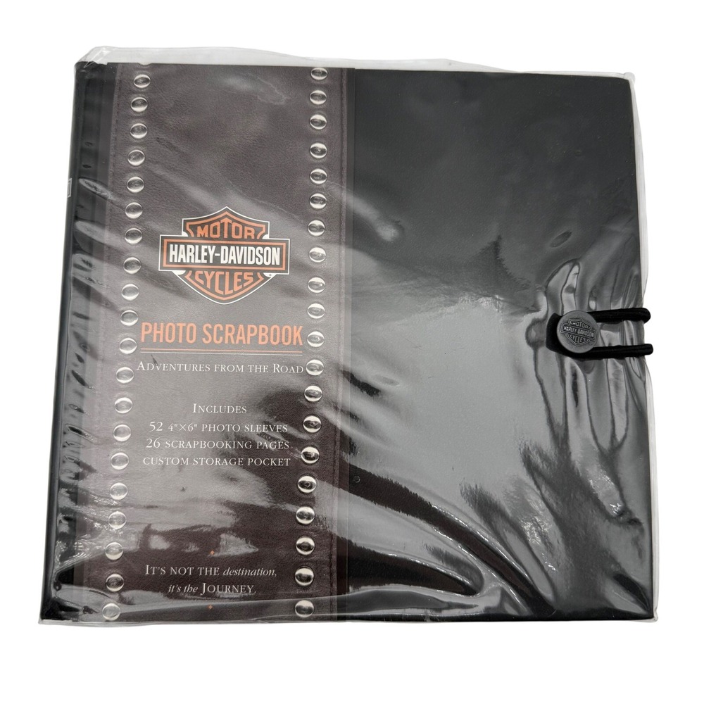 2003 Harley-Davidson Photo Scrapbook Adventure From The Road New Wrap Biker Gift
